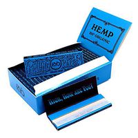 25 Booklets"Flowing Bamboo" 1 1/4 Size 77mm Hemp Cigarette Tobacco Rolling Papers 1000 Leaves RYO