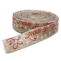 WillowswayW Christmas Snowflake Ball Print Gift Ribbon DIY Wrapping Party Craft Xmas Tree Decor 2#