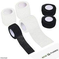 Self Adhering Bandage - Sport Injury Wrap Tape - Pack of 6 - Supports Muscles and Joints - Easy to Apply and Tear - Does not Stick to your Skin - Elastic, Water Repellent, Breathable - Relieves Stress