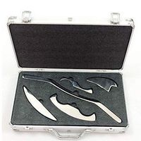 5 Piece Guasha Massage Tool,Stainless Steel Scraping Tool,Myofascial Knife Body Health SPA Board Massage Tool for Myofascial Release