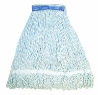Wilen A11211, E-Line Looped End Wet Mop, Small, 1-1/4" Tape Band, Blue (Case of 12)
