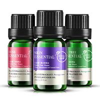 3 pcs sets 10ml Plant Oils Set, Oil Set Includes Rose，Lavender, Tea Tree for Moisturizing Oil Control Shrink Pores