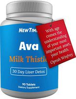 AVA - Legendairy Milk Thistle Liver Cleanse & Support Supplement - 450mg Silymarin - Healthy Liver for Men and Women Natural Detox Cleanse - Vegan