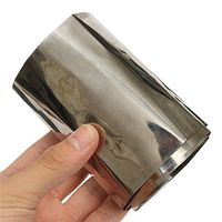 HITSAN 10x100cm Pure Iron Thin Fe Tablets Foil Sheet 0.05mm Thickness One Piece