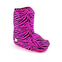 My Recovers Walking Boot Cover for Fracture Boot, Fashion Cover in Pink Zebra, Short Boot, Made in USA, Orthopedic Products Accessories (Medium)