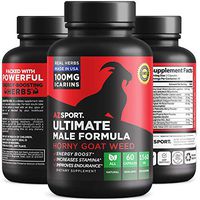 AZS Premium Male Enhancing Pills [10X Strength] - Increase Size, Energy, Drive and Performance - All Natural Horny Goat Weed Supplement, Gluten Free, Non-GMO, 60 Caps