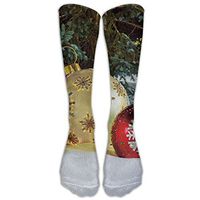 Christmas Unisex Massive Fiber-Optic LED Outdoor Christmas Ornaments - The Knee High Winter Socks Not 3D Print Long Sports Stockings