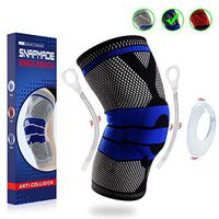 Snapmade Knee Brace Compression Sleeve - Scientifically Design Knee Pads Support for Meniscus Tear and Arthritis Relief, Professional Knee Sleeves, Knee Braces for Men and Women - Single Wrap - XL