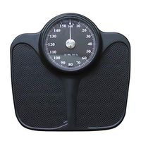 Lcxliga Mechanical Scale/Professional Analog Dial Bathroom Scales/Retro Spring Scale, No Battery/Large Dial/Accurate Measurement 180kg (Color : Black)