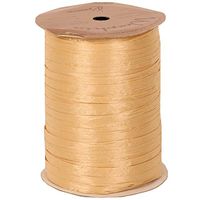 JAM PAPER Raffia Ribbon - Oatmeal - 100 Yards per Spool - Sold Individually