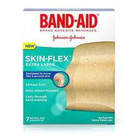 BAND-AID Skin Flex Extra Large Bandage, 7 Count per Pack - 24 per case.