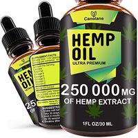 Hemp Oil Drops, 270 000 mg, Natural CO2 Extracted, 100% Organic, Pain, Stress, Anxiety Relief, Reduce Insomnia, Vegan Friendly, Zero CBD, Zero THC