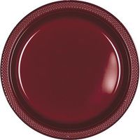 Bulk Round Plastic Plates | 50ct (10.25 inch, Berry)