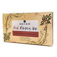 Goryeo Insam Panax Korean Red Ginseng Tea (10 Bags x 10 Small Boxes)