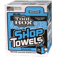 Sellars 5520201 10 x 12 in. Blue Shop Towel44; Count 200
