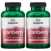 Swanson Cranberry 20:1 Concentrate Urinary Tract Support180 Sgels 2 Pack