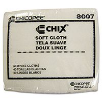 Chix 8007 Soft Cloths, 13 x 15, White, 1200/Carton