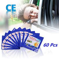 ifory 60 Pcs Motion Sickness Patches for Cruise, Car, Airplane, Travel, Sea Sickness Patches Behind Ear, Anti Nausea and Non Drowsy