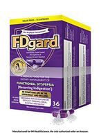 FDgard® for The Dietary Management of Functional Dyspepsia (Recurring Indigestion) Symptoms† Including, Abdominal Discomfort, Difficulty Finishing a Meal, Bloating†*, Nausea, 72 Capsules