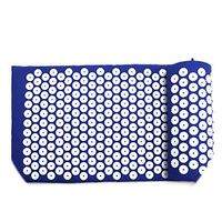 Ting room Massage Mat Acupressure Mat 67cm42cm Yoga Lotus Spike Acupuncture Mat Relieve Back Body Pain Spike Acupuncture Yoga Mat,Blue