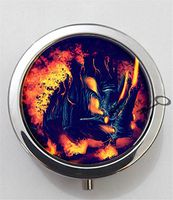 BlackKey Rhino 3-Compartment Decorative Pocket Gift Box Case Organizer for Pill, Color 1 -2262