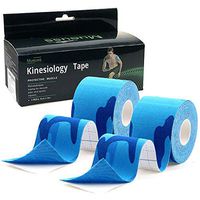 MUEUSS Kinesiology Tape Uncut Sports Tape Waterproof Hypoallergenic Breathable Elastic Sports Tape Roll for Muscles Knee Ankle Elbow Shoulder Support Latex Free FDA Approved 16.5 ft