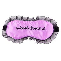 DZT1968® Cute"Sweet Dream" Lace Eye Sleep Mask and Blindfold Shade Sleep Aid Cover (A)