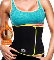Waist Trimmer AB Belt for Men & Women,Workout Sweat Enhancer Exercise Adjustable Wrap for Stomach, Low Back and Lumbar Support with Sauna Suit Effect