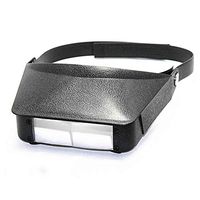 Magnifying Glass That can flip The Lens Adjustable Headband Size Double Lens with Sun Visor Suitable for The Elderly Gift for Children