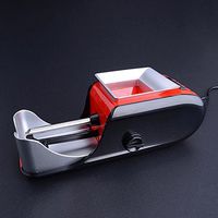 Electric Cigarette Rolling Machine Tobacco Injector Automatic Cigarette Roller Adjust Density of Tobacco (Red)