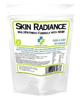 Skin Radiance with MSM 60 Tablets - Anti-ageing, Acne, Rosacea & Eczema