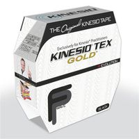 Kinesio Tex Gold FP Kinesiology Tape, 2" x 34 yds, Black, Roll