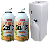 Automatic Spray Air Freshener Kit (2) Refills with (1) Dispenser - Value Scents - Citrus