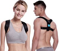 Posture Corrector for Men and Women | Clavicle Support Device, Upright Adjustable Spine Straightener and Upper Back Brace Provides Pain Relief for Neck, Back and Shoulder - Prevents Slouching