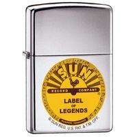 Zippo Sun Logo High Polished Chrome Lighter ZCI001977