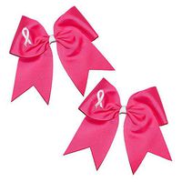 The Ultimate Bow Support Breast Cancer Awareness Cheer Bows (Set of 2)