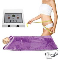 Far Infrared Sauna Blanket 2 Zone for Body Shaping Fat Reduce Detox Treatment Therapy Device Weight Loss Machine (US)