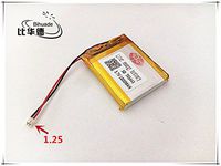 BIHUADE JST PH 1.25mm 3.7V 1000MAH 703443 Lithium Polymer Li-Po Rechargeable Battery for DIY MP4 MP5