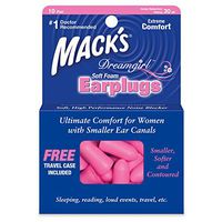 Macks Dreamgirl Soft Foam Earplugs, 10 Pair (Pack of 3)