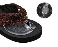 1 Pair Gel Inserts Cushions Flip Flop Sandal Insoles Protect Between Toes and Forefoot with This Toe Post Protector for Thong Sandals Slipper with Toe Posts Protectors