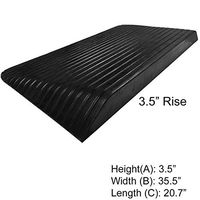 Electriduct 3.5" Rise Rubber Power Wheelchair Scooter Threshold Ramp