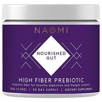 Naomi Prebiotic Digestive Gut Health Fiber Powder - Revitalize Your Gut and Promote Healthy Bacteria - 30 Servings