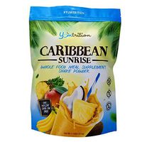 Yumtrition Meal Replacement Shakes Protein Powder Healthy Drink Supplement. Whey & Plant. Low Carb Nutritional Smoothie Ideal for Weight Loss. Gluten Free. for Women & Men. Caribbean. 15 Servings