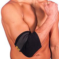 AGON Elbow Brace Compression Sleeve - Elastic Support for Tendonitis Pain, Tennis Elbow, Golfer's Elbow, Arthritis, Bursitis, Basketball, Baseball, Football, Golf, Lifting, Sports, Men, Women (Large)