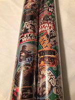 Holiday Gift Wrapping Paper - 40 sq ft Roll New 2017 Design (Star Wars Collage)