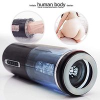 Aircraft Cup Men's,Men's Hand Free Aircraft Cup Male Cup,USB Rechargeable Automatic Telescopic Sucking Male Massager Toys for Men Heating Realistic Products Toys Tshirt