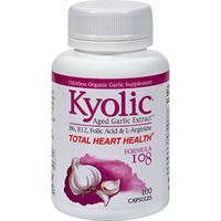 Kyolic Aged Garlic Extract Total Heart Health Formula 108 - 100 Capsules (Pack of 4)