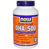 DHA 500 mg - Now Foods - 180 - Softgel
