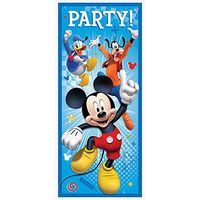Plastic Mickey Mouse Door Poster, 60" x 27"