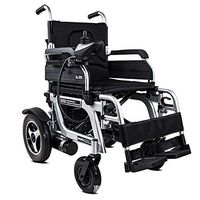 YOLANDEK Registered Foldable Motorized Wheelchair Electric Power Wheelchair - Lightweight and Durable - Weighs only 35KG with Battery - Supports 130kg
